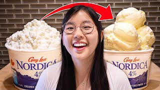 2-Ingredient Cottage Cheese ICE CREAM 🍦 (TikTok’s VIRAL dessert HACK!)