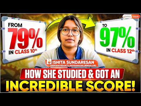 😱 97.8% Topper’s Success Mantra 🚀 | Ishita on Hard Work & Determination 🔥 #deekshavedantu