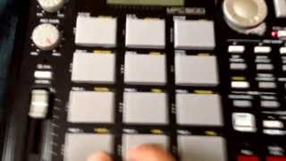 Akai MPC 500 live beat: 90s type boom bap demonstration!!!!