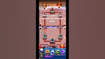 Name a push I can’t defend with half of the elixir #clashroyale #foryou  #thisiswhyweclash #fyp