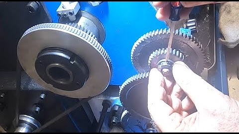 Fixing a rattle in my PM-1030 Lathe