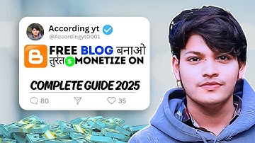 How to Start a Blog for Free on Blogger Step by Step Guide - According yt