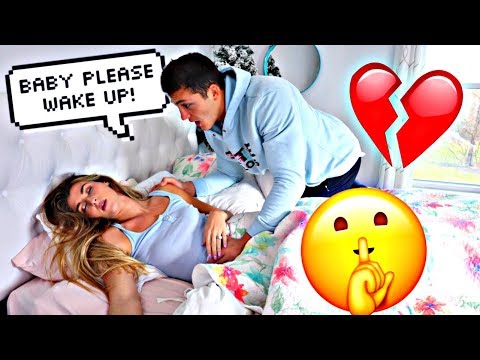 not-waking-up-prank-on-fiance!!-*cute-reaction*