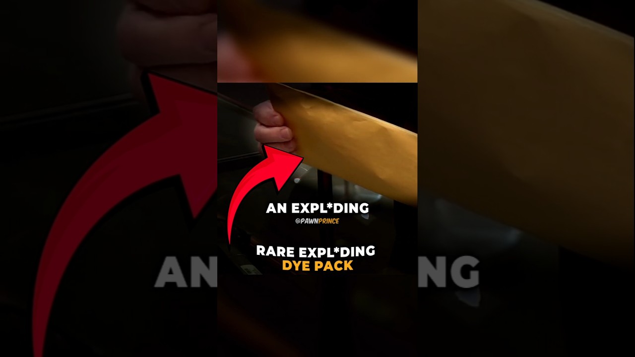 RARE EXPLODING DYE PACK
