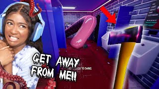 THE BATHROOM TENTACLE IS BACK, BUT NOW I HAVE AN AXE!! | Toilet Chronicles [Full Game, All Endings]