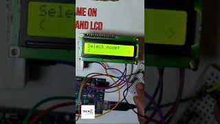 DINO OBSTACLE GAME ON ARDUINO WITH I2C LCD