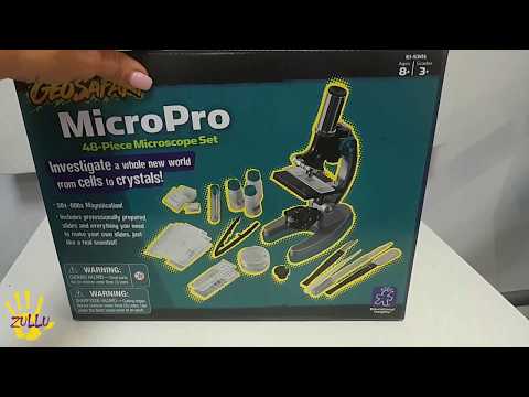 micropro 48 piece microscope set