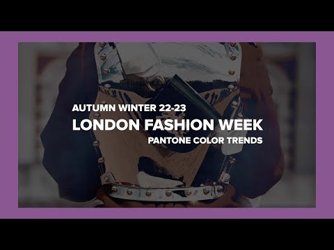 2023 Pantone Color Trends from London Fashion Week I Autmn-Winter