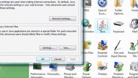 Increase the java heap space for browser applets