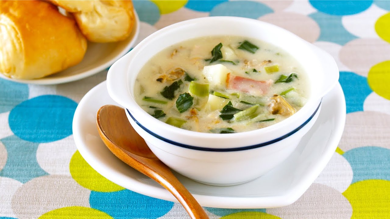 Healthy Homemade Clam Chowder (Perfect Family Recipe) クラム