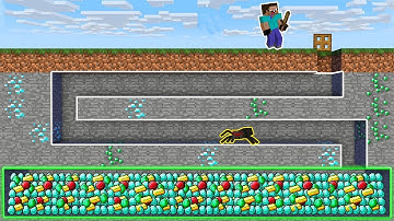 Minecraft NOOB vs PRO: NOOB FOUND A SECRET MAZE WITH TREASURES in Minecraft!Challenge 100% trolling!