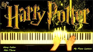 Harry Potter: Theme Song (Hedwig's Theme) - EASY Piano Tutorial