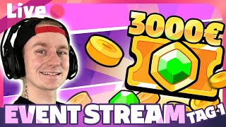 🔴1700 WINS! TOP DE! 7 TAGE EVENT STREAM 3000€ GIVEAWAYS FÜR EUCH! TAG1! SQUAD BUSTERS!