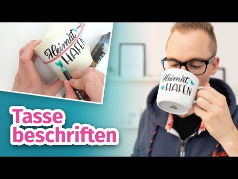 Video: Wie Bemalt Man Eine Tasse