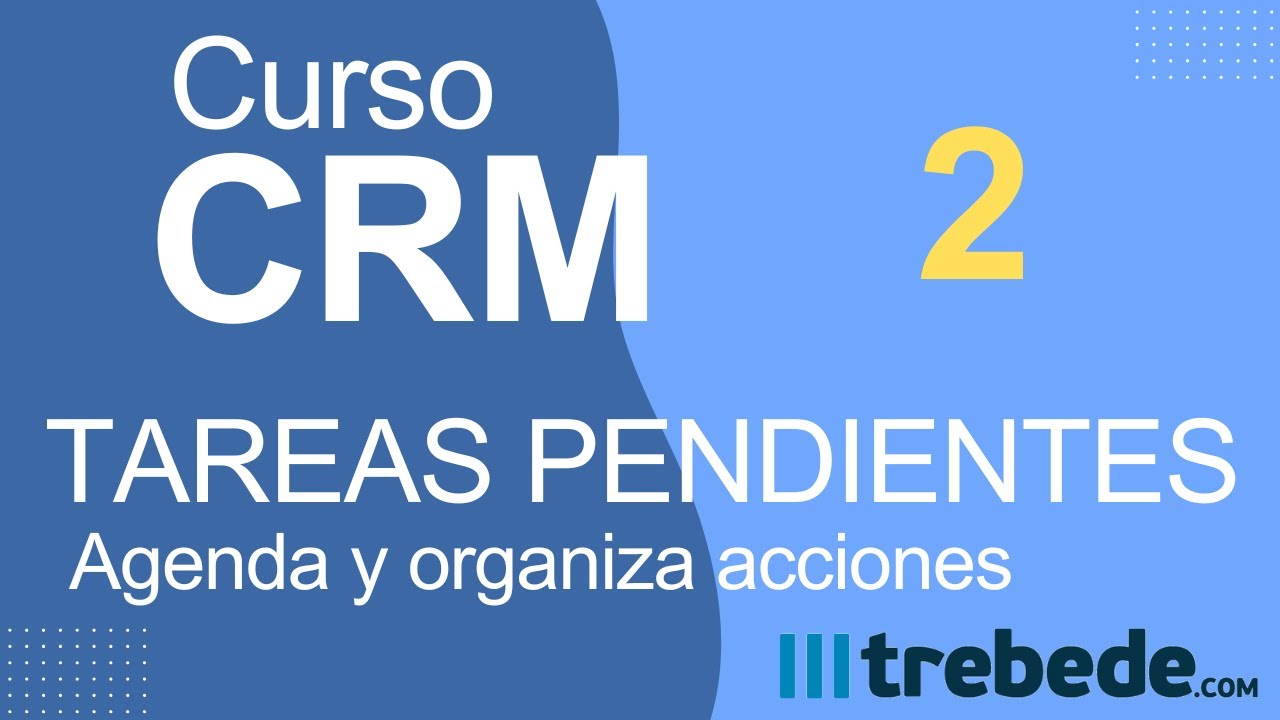 Gestión de agenda y oportunidades en el CRM — haz clic para reproducir