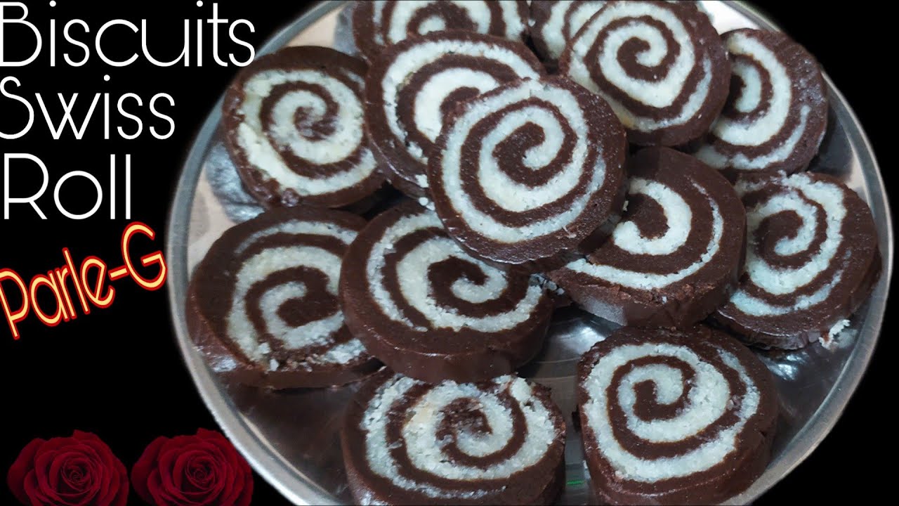 Parle G biscuits swiss roll | Parle G बिस्कुट से बनाये मिठाई बिना गैस जलाये सिर्फ 10 मिनट में |