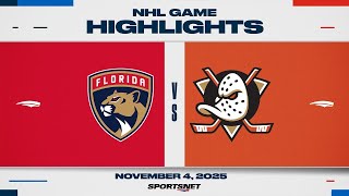 Download lagu NHL Highlights | Panthers vs. Ducks - November 4, 2025