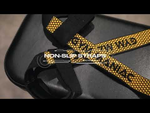 Gym Maniac GM Weight Lifting Gym Straps - Blacl