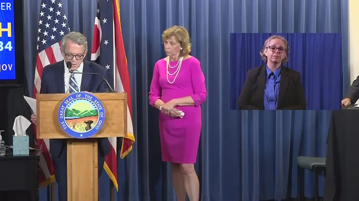 DeWine talks to Dr. Sara Bode about child healthca...