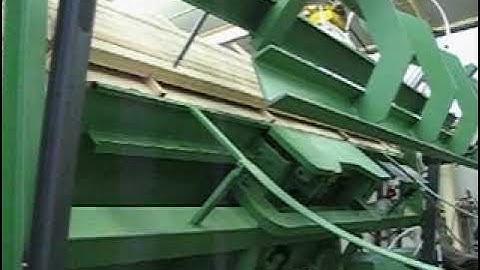 EVM  Customised Unstacker of production packages Woodworking machine