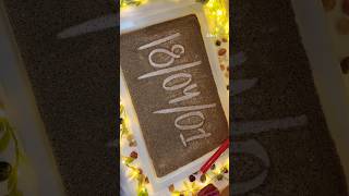 Writing Pretty Birthday Dates!! #satisfying #sandart #art #relaxing #birthday #viralshorts #viral