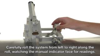 PRO-MIC Manual Roll Caliper: Basic Operation