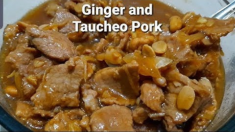Babi Jahe | Babi Tauco | Ginger Pork | Taucheo Pork | Nael Onion