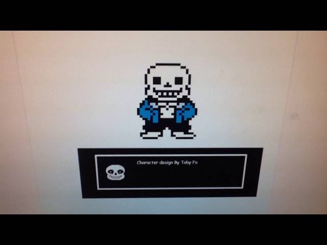 Sans fight animation pixel art