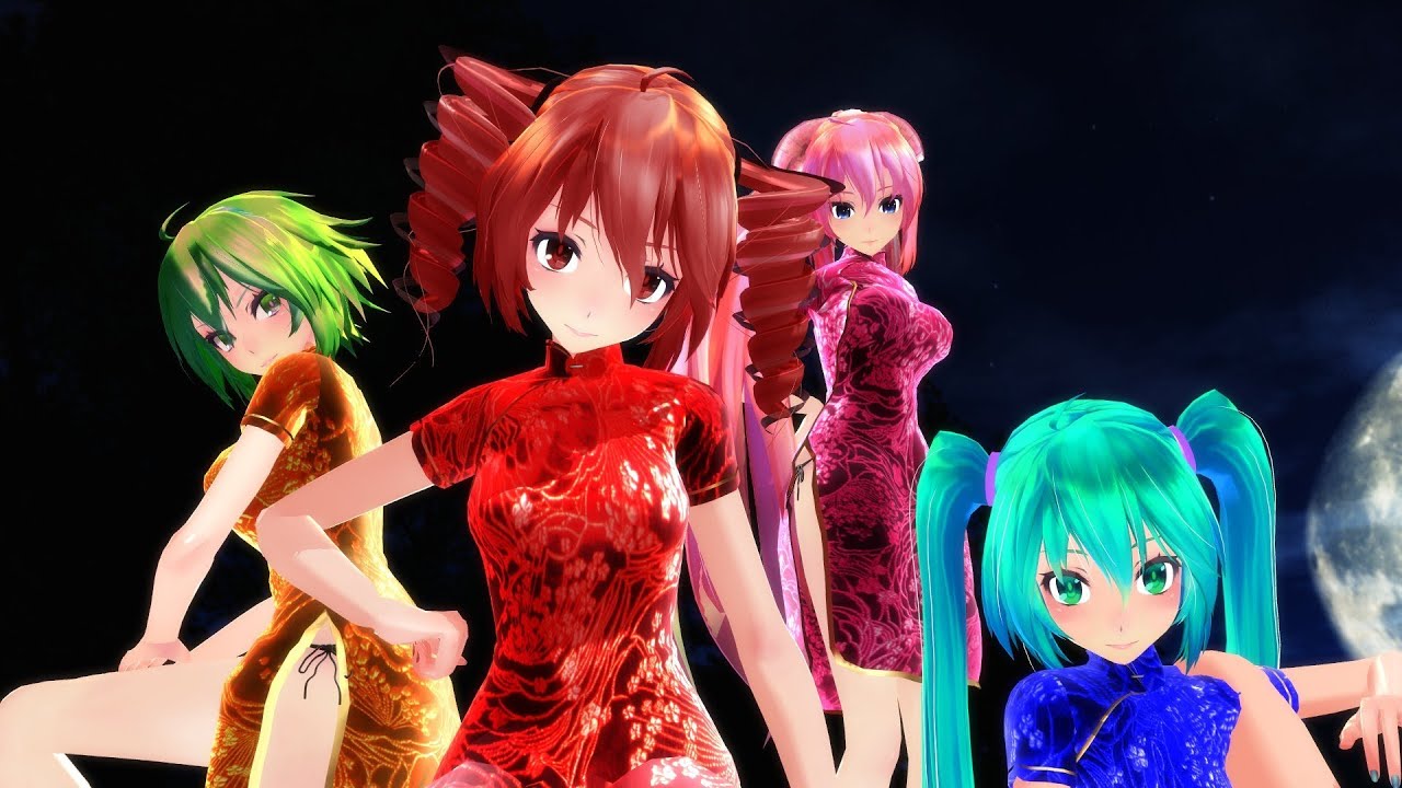 【MMD】マイルームディスコナイト【ChinaDress】
