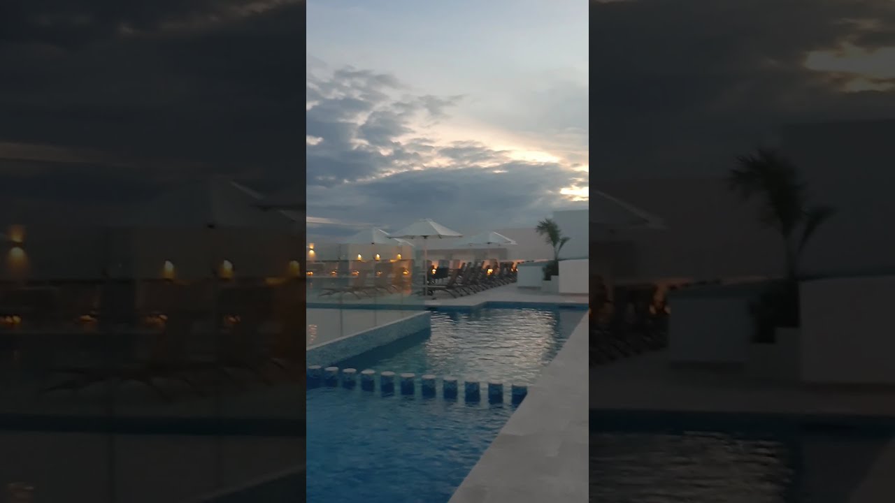 Rooftops at Ipana and Lunada Buildings in Playa del Carmen