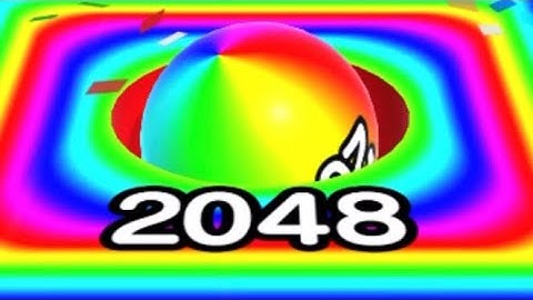 BALL RUN 2048  - All  Levels Gameplay IOS  (Part 87).