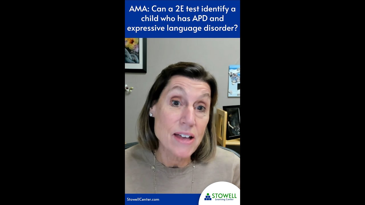 Youtube Apd AMA: Can a 2E test identify APD or expressive language disorder? - YouTube