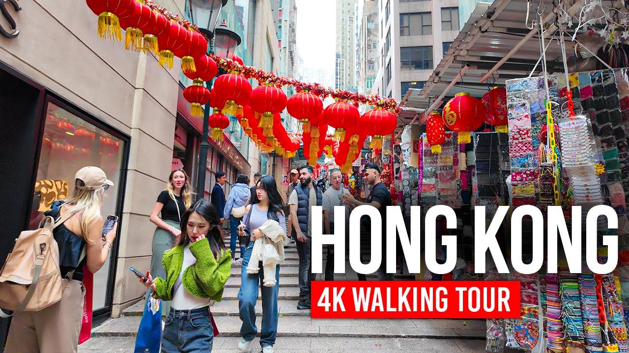 ГОНКОНГ 🇭🇰 Хаос днём, магия ночью | Пешеходная прогулка в 4K