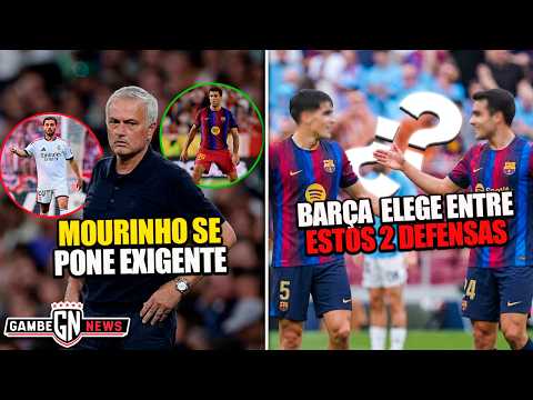 Mourinho Gets Demanding With Madrid | Barça Will Have to Choose Between These 2 Defenders This Wi...