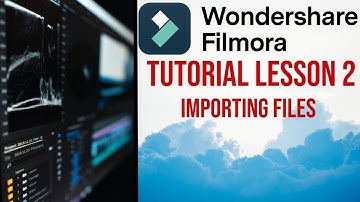 Filmora 13 | Tutorial - Lesson 2 - Importing Files