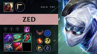 Zed Top vs Xin Zhao - EUW Grandmaster Patch 26.08