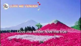 Love Me Tender - Elvis Presley & Norah Jones - Lyrics - Translate Indonesia