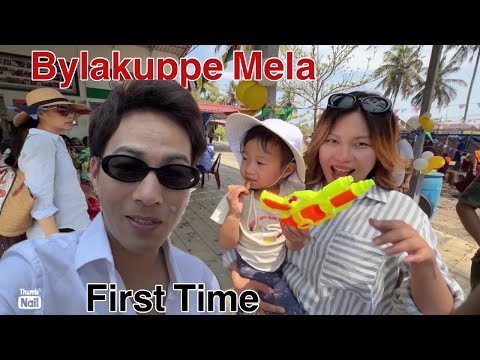 First time || Bylakkuppe mela || Tibetan school || Couple vlog || Tibetan Vlogger || New video 