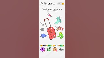 Braindom - tricky brain puzzle level 16-20