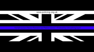 Example Lecture: Human Motivation and Maslow: Lecture 1: Produced by www.policing.org.uk