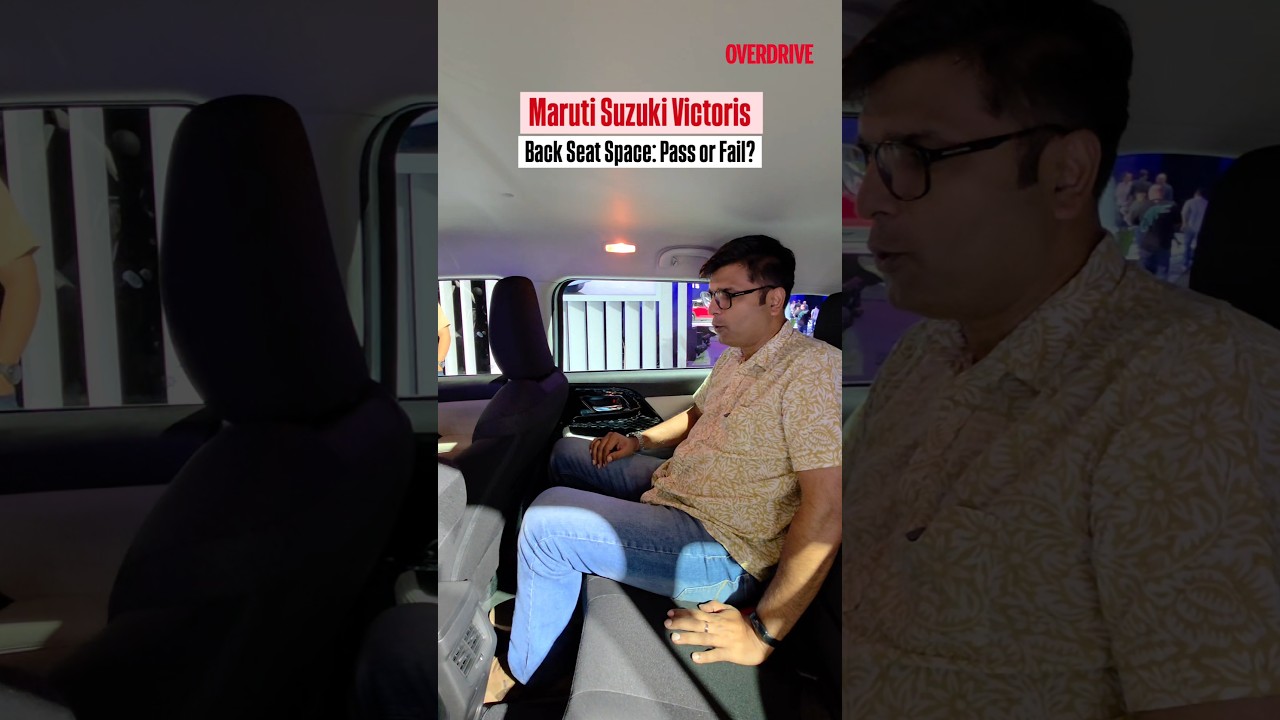 Maruti Suzuki Victoris | Back Seat Space: Pass or Fail? #overdrive