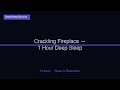 Cozy Fireplace Sleep Sounds 🔥 | 1 Hour Crackling Fire for Deep Sleep