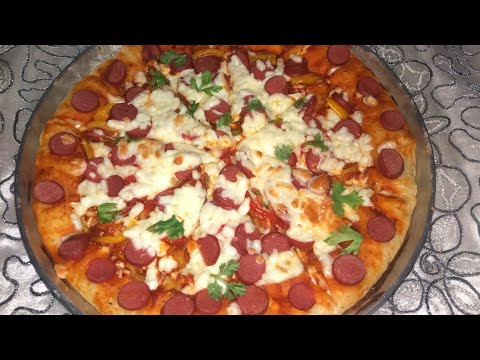 صورة  طريقة عمل البيتزا طريقة عمل البيتزا بحشو الهوت دوج بطعم رائع جدا طريقة عمل البيتزا من يوتيوب