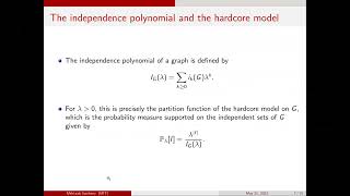 STOC 2022 - Approximate Counting and Sampling via Local Central Limit Theorems