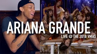 Ariana Grande performing 'God Is A Woman' Live @ The 2018 VMA's | REACTION & REVIEW