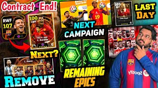 Messi Contact Ended-Next Cr-7? Card Removal Next Campaign & Upcoming Epics In E-Football 26