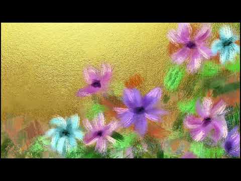 Easy 1-Minute Digital painting : Beautiful BlueLandscape Tutorial #digitalpainting #procreateart