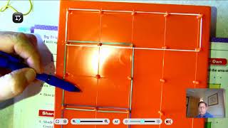 3rd grade GO Math Lesson 11.4 Understand Area pages 465-468