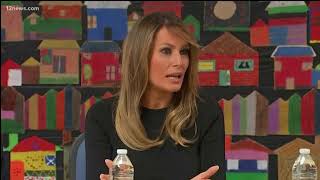 Melania Trump tours migrant facilities across Arizona