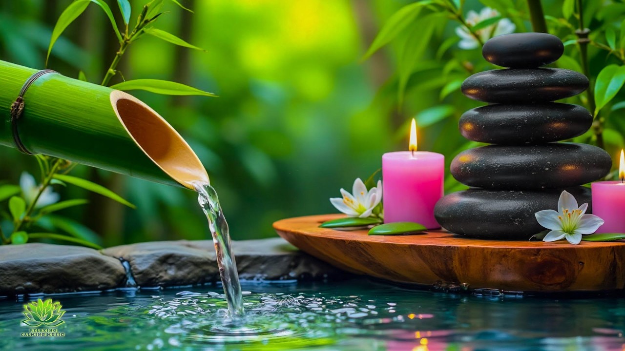 Water Calm Instruments Soothing Piano Music & Water Sounds 🌿 Calm Mind, Healing Meditation ...